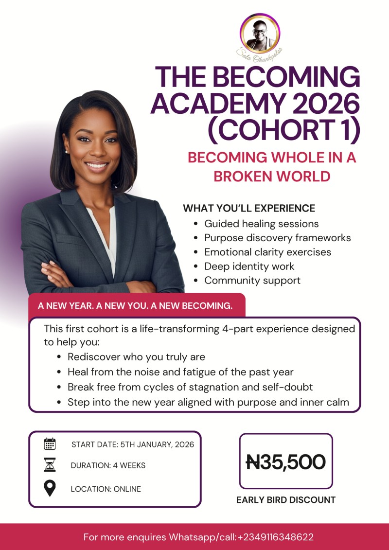 THE BECOMING ACADEMY 2026 (COHORT 1)