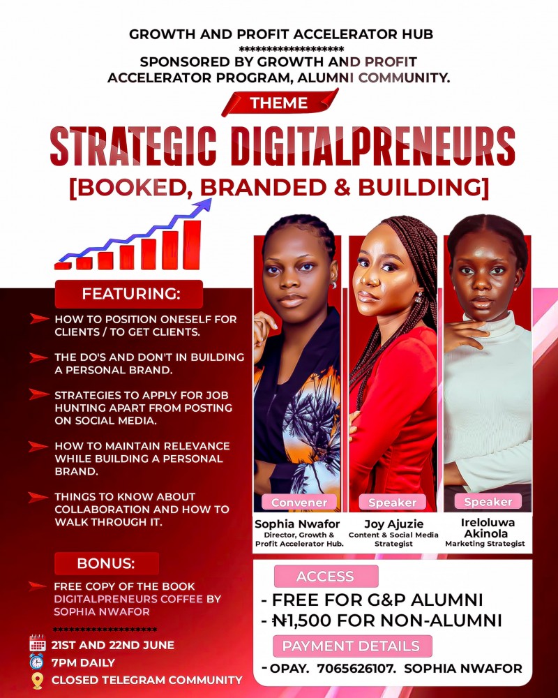 Strategic Digitalpreneurs Masterclass