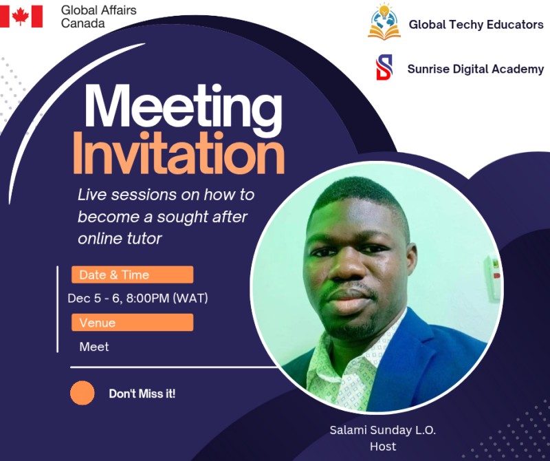 LIVE WEBINAR: HOW TO BECOME A SOUGHT AFTER ONLINE TUTOR