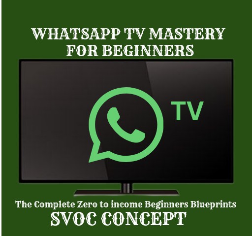 WHATSAPP TV MASTERY FOR BEGINNERS(The complete zero to income Beginners Blueprints)