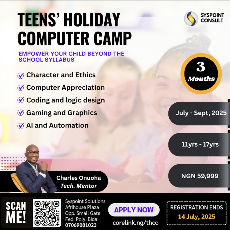 Teens Holiday Computer Camp