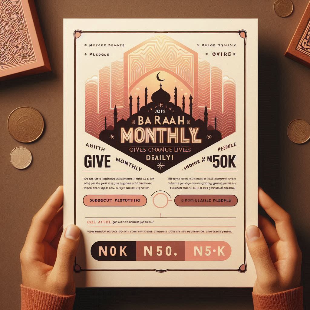 The Barakah Monthly Giving- 50K