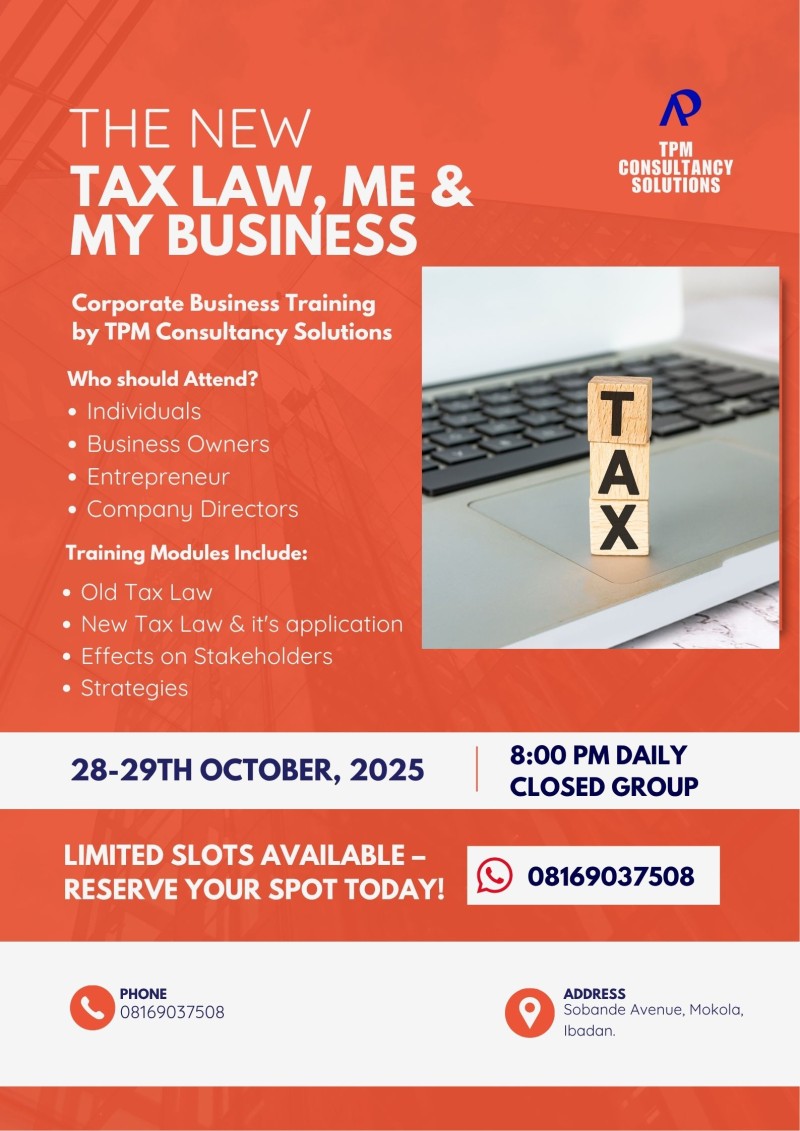 THE NEW TAX LAW, ME & MY BUSINESS