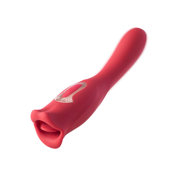 SUCKING MOUTH VIBRATOR + DILDO