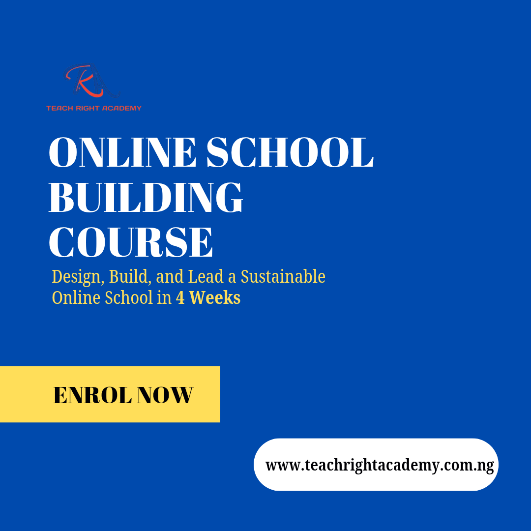 ONLINE SCHOOL BUILDING(Design, Build, and Lead a Sustainable Online School in 4 Weeks)