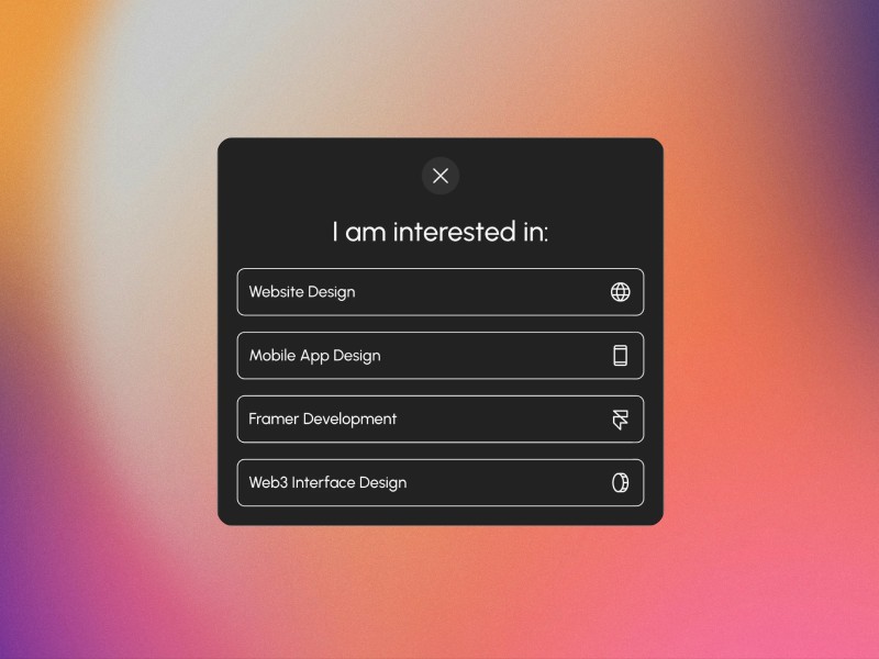 Multi-Service Request Form