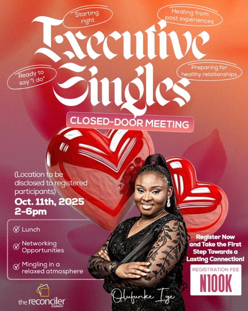 Executive Singles Closed-Door Meeting