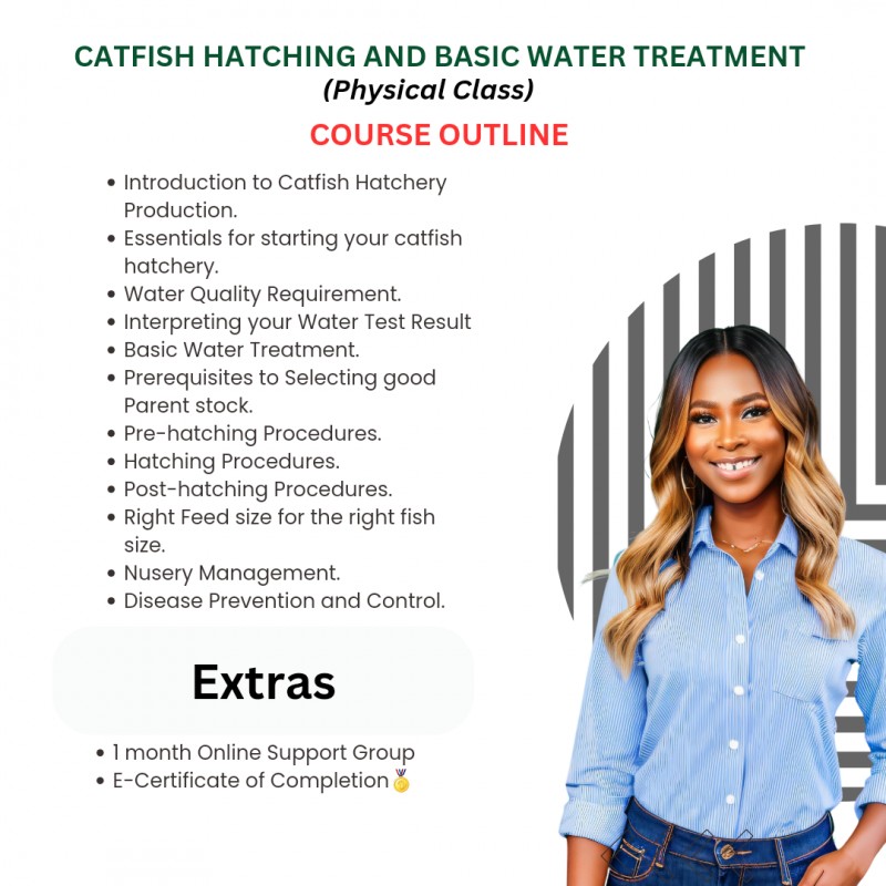 ONLINE Catfish Hatchery Production and Basic Water Treatment Class
