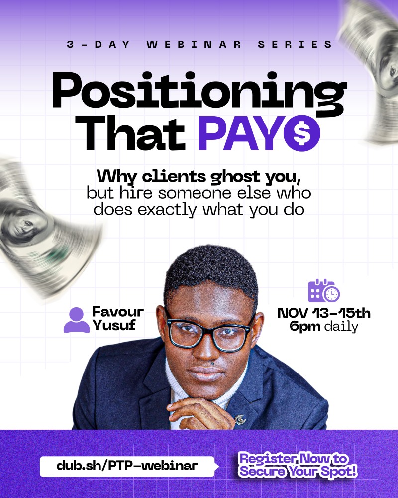 Positioning That Pays Webinar Series