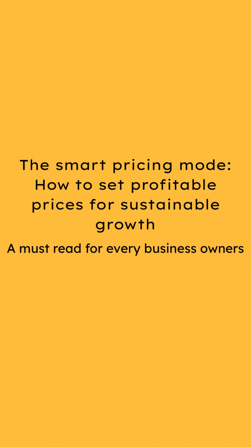 The Smart Pricing Model
