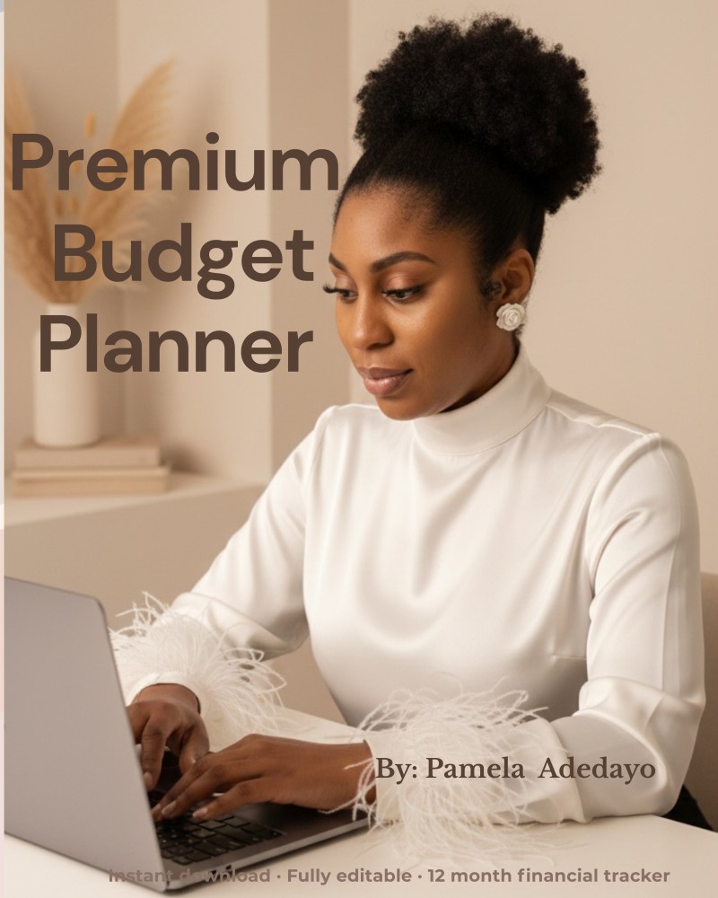 Premium Monthly Budget Planner (UK / NIGERIA / GHANA)