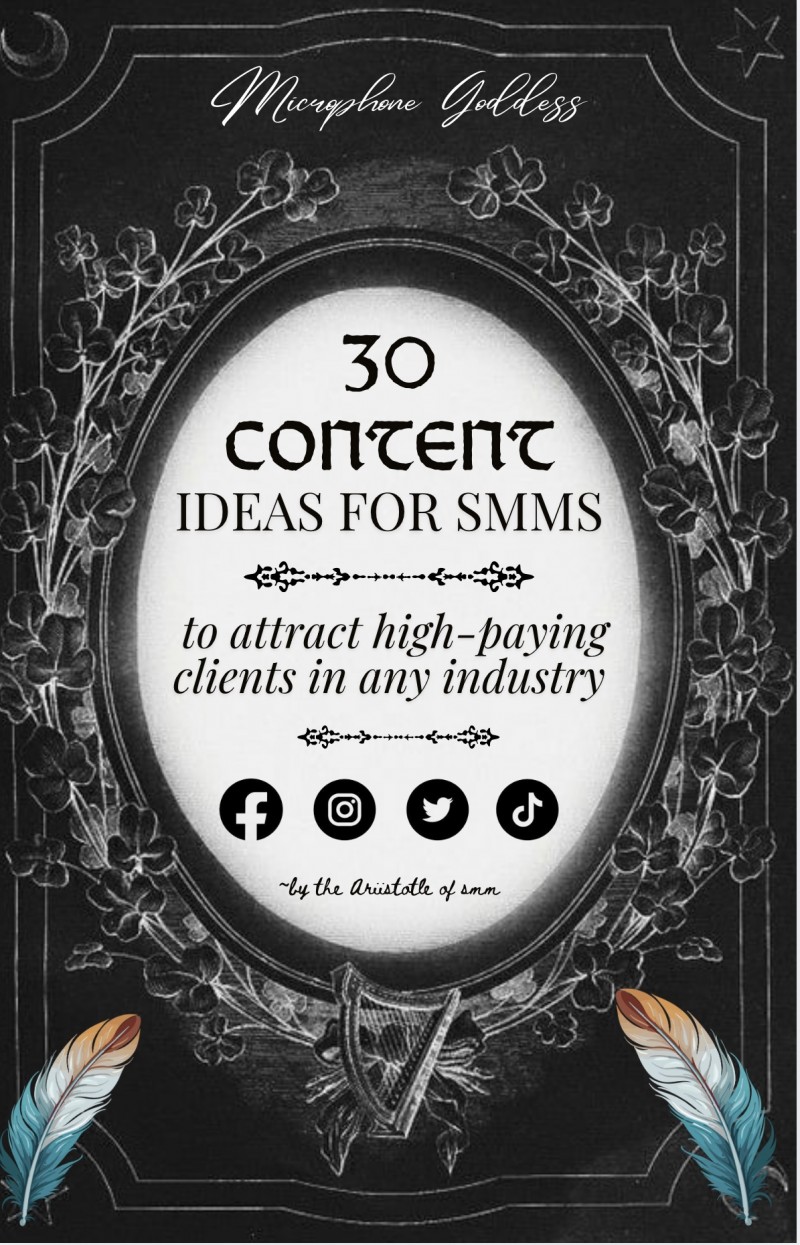 CLASSY CONTENT FRAMEWORK CALENDAR  to Attract High-Paying Clients (for SMMs)