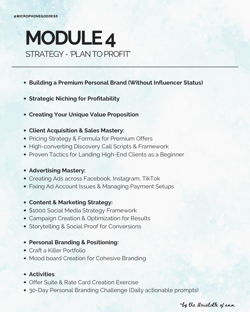 Become A High Profitable Social Media Manager in 3 Months - Triple S Formula Course
