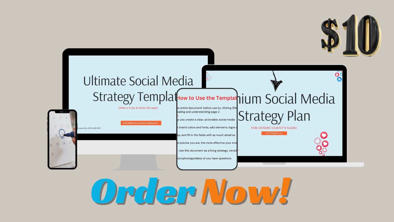 The Ultimate Social Media Strategy Template