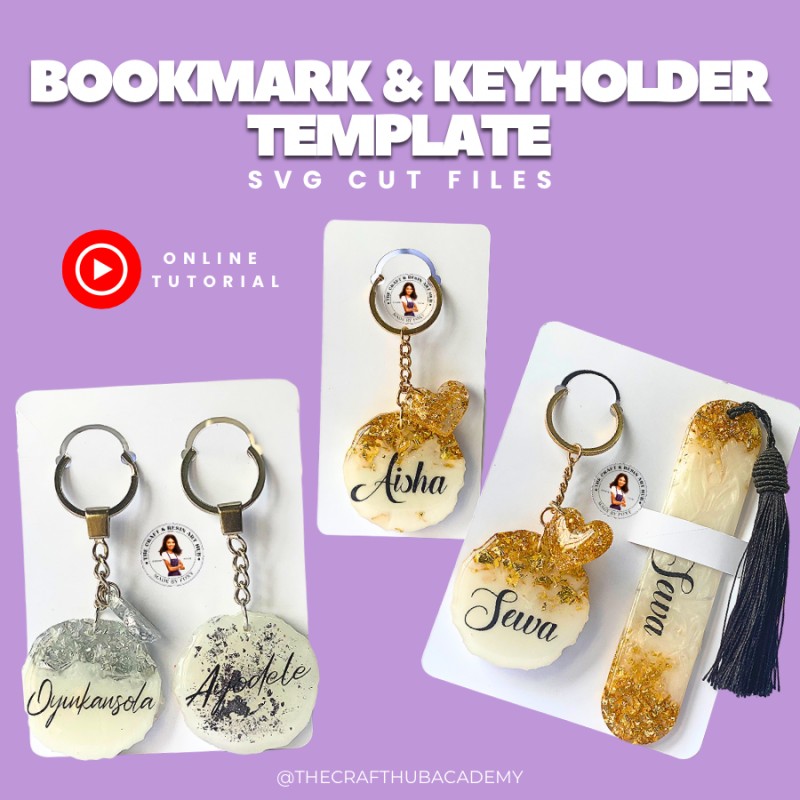 Bookmark and Keyholder Template