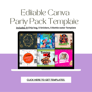 EDITABLE PARTY PACK TEMPLATE