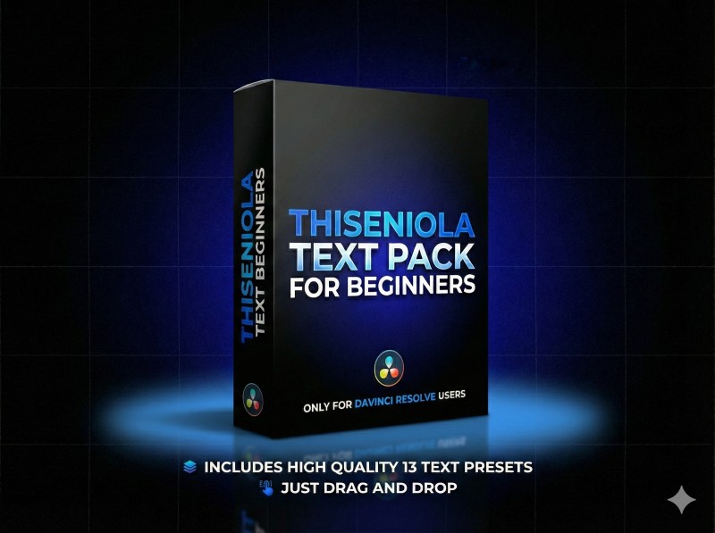 DAVINCI Text Pack for Beginners