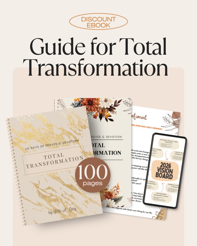 60-Day Bible Study & Prayer Devotional For Total Transformation