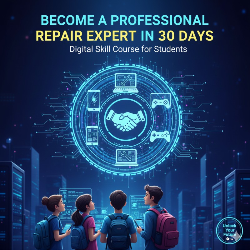 Become a Professional Repair Expert in 30 Days – Digital Skill Course for Students