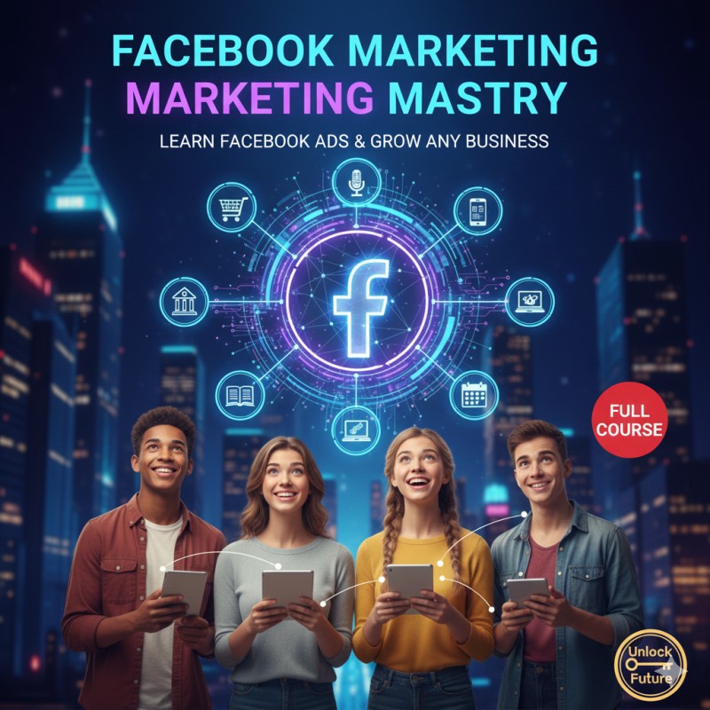 Facebook Marketing Mastery – Learn Facebook Ads & Grow Any Business Full Course