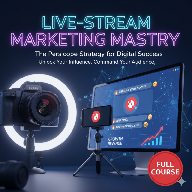 Live-Stream Marketing Mastery – The Periscope Strategy for Digital Success ( Full Course)