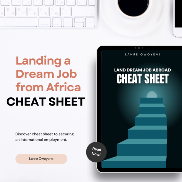 Land Dream Job Abroad Cheat Sheet