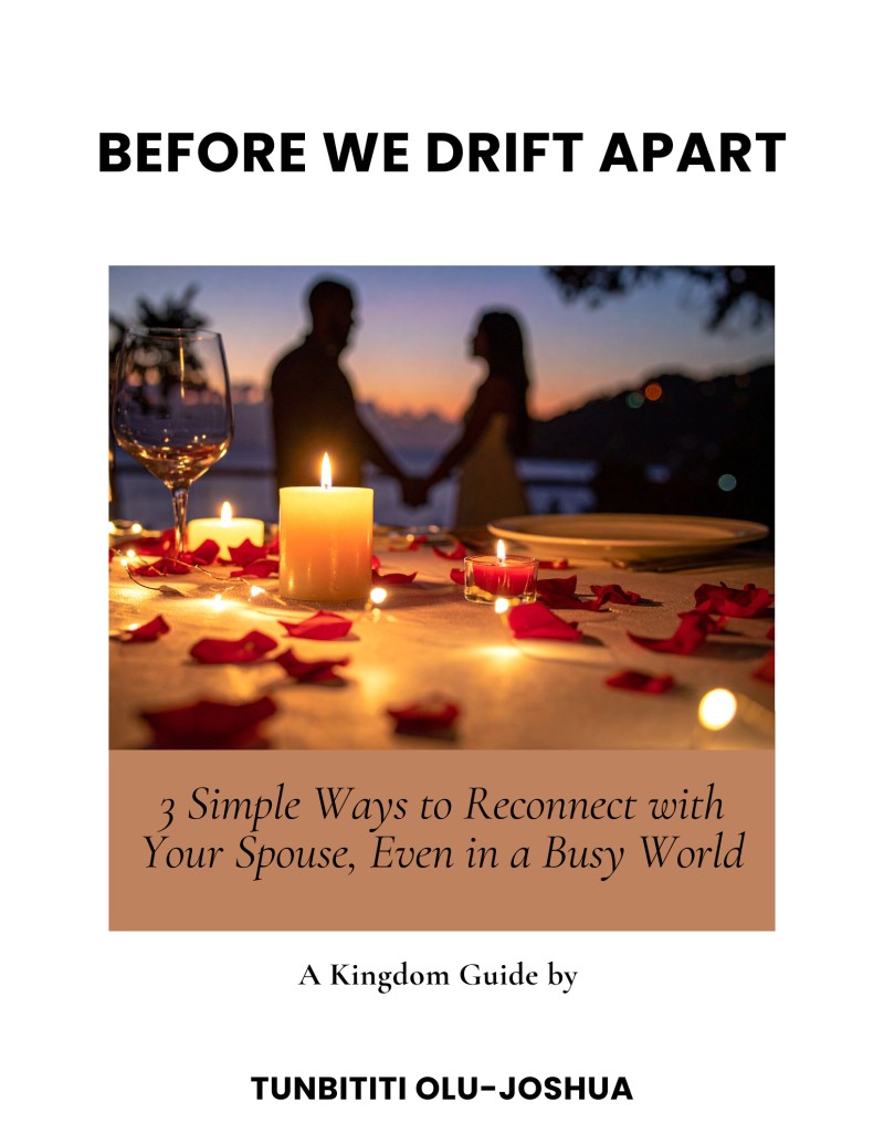 Before We Drift Apart (3 Simple Ways to Reconnect with Your Spouse, even in a Busy World)
