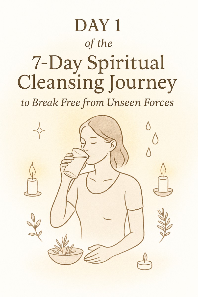 Day 1 of the 7-Day Spiritual Cleansing Journey to Break Free from Unseen Forces