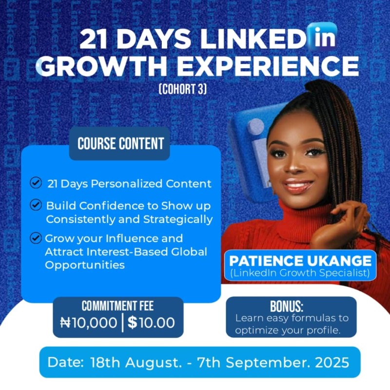 21 Days LinkedIn Growth Experience with Patience