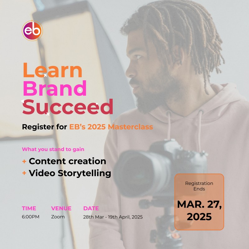EB Masterclass Series -  Content Creation and Video Storytelling