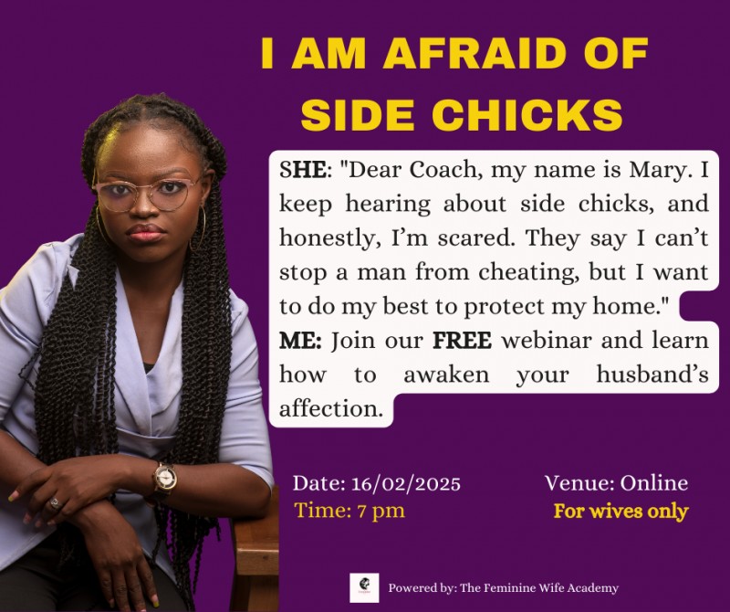 HOW TO BE YOUR HUSBAND'S SIDE CHICK