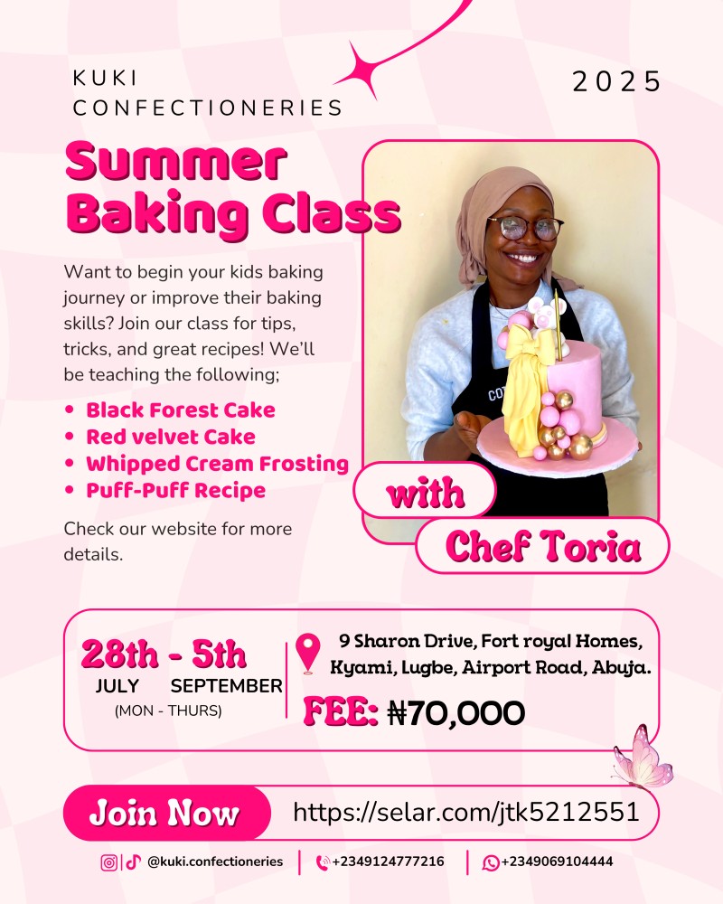 Summer Baking Class