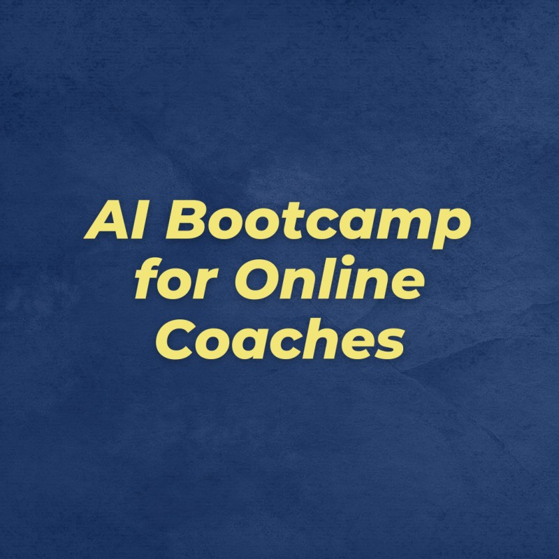 AI Coach Bootcamp