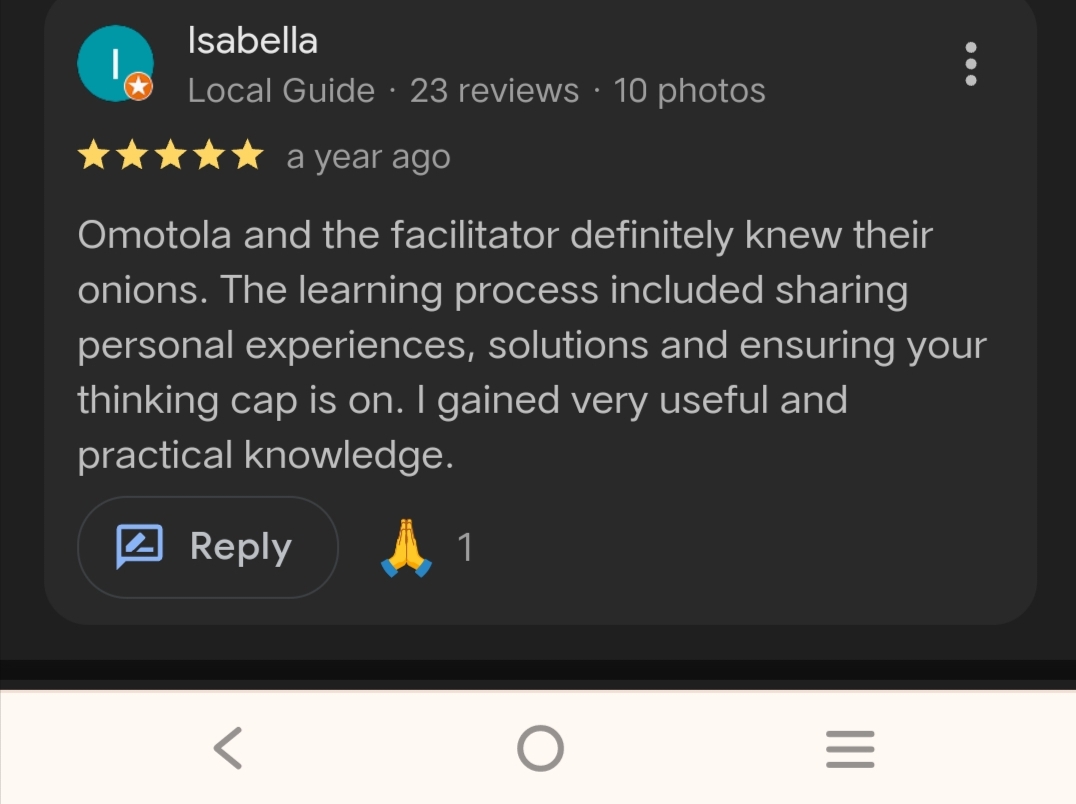 Customer review 2
