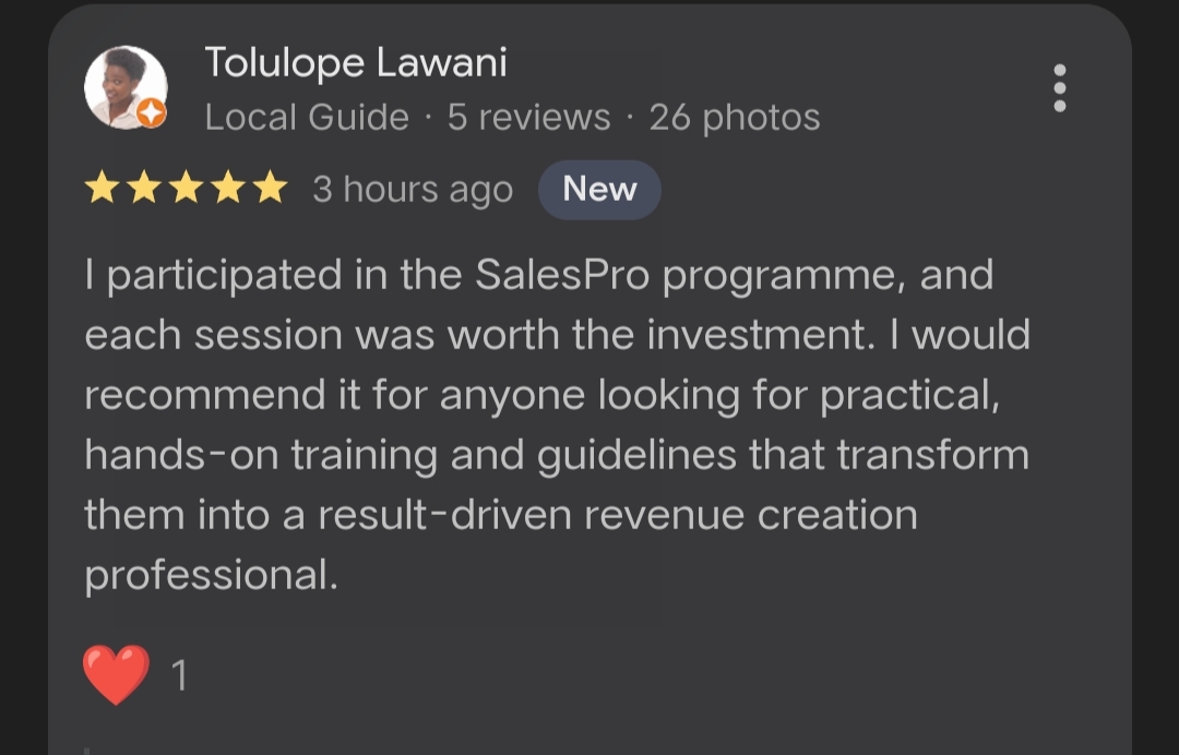 Customer review 3