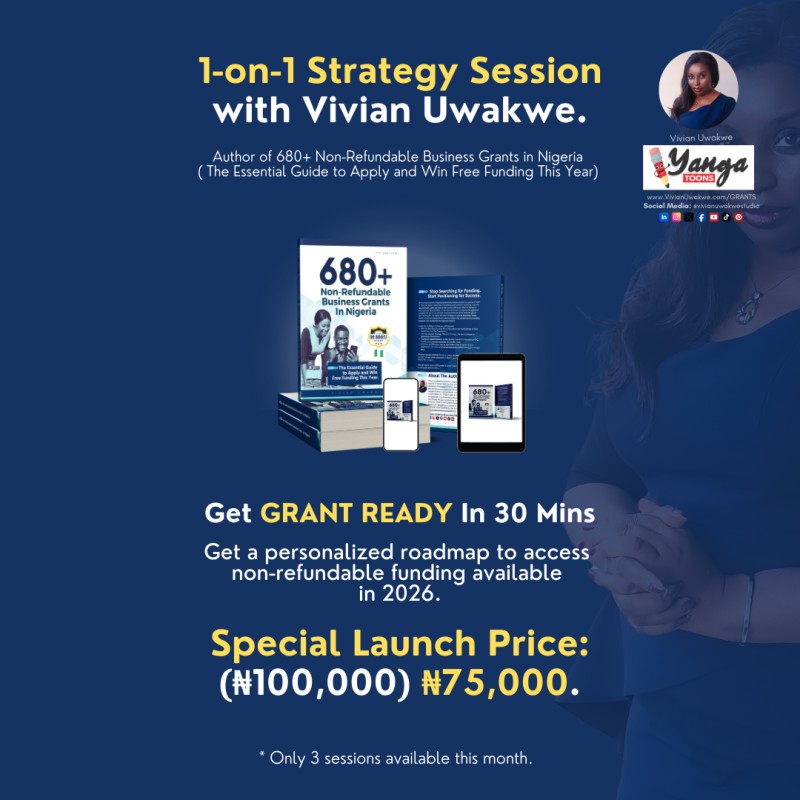 1-on-1 Grant Strategy & Business Positioning (30-Min Session)