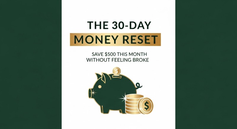 Buy The 30-Day Money Reset: Save $500 This Month Without Feeling Broke ...