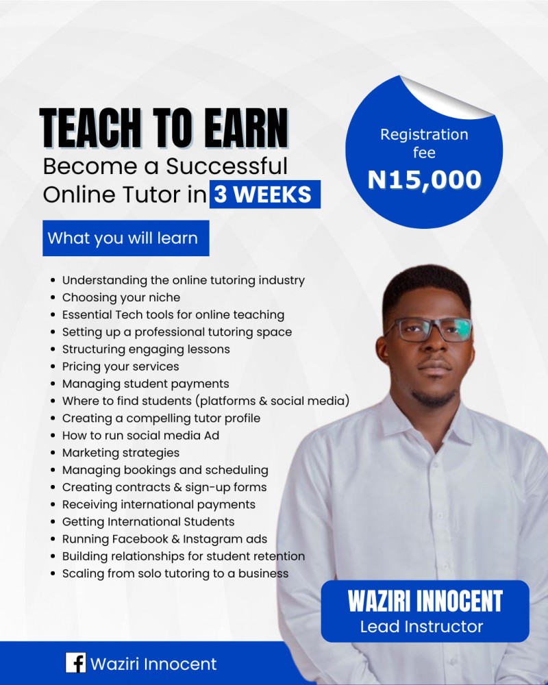 Teach to earn
