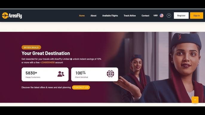 Flight Booking website script