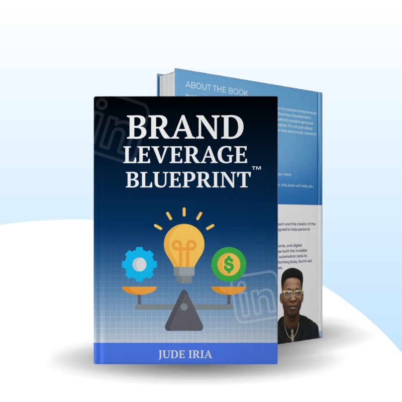 Cover of Brand Leverage Blueprint by Jude Iria