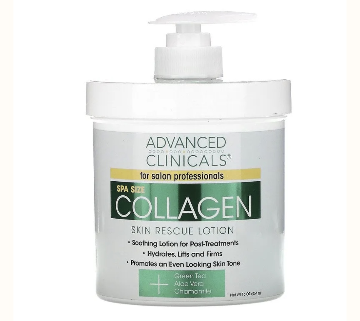 Advanced Clinicals Collagen Body Skin Rescue Body Cream 454g