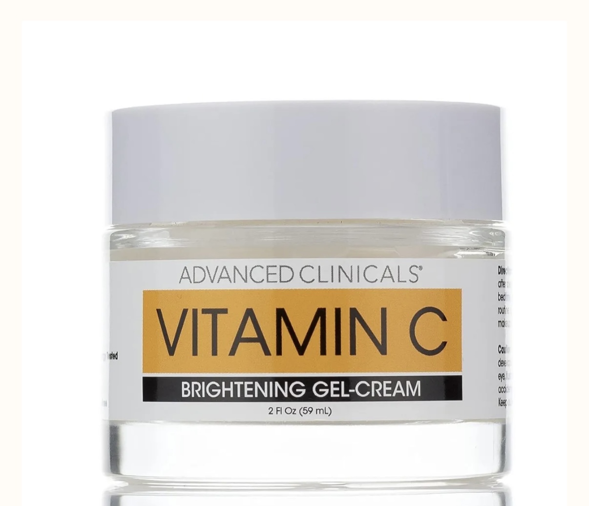 Advanced Clinicals Concentrated Vitamin C Brightening Gel Cream 59ml