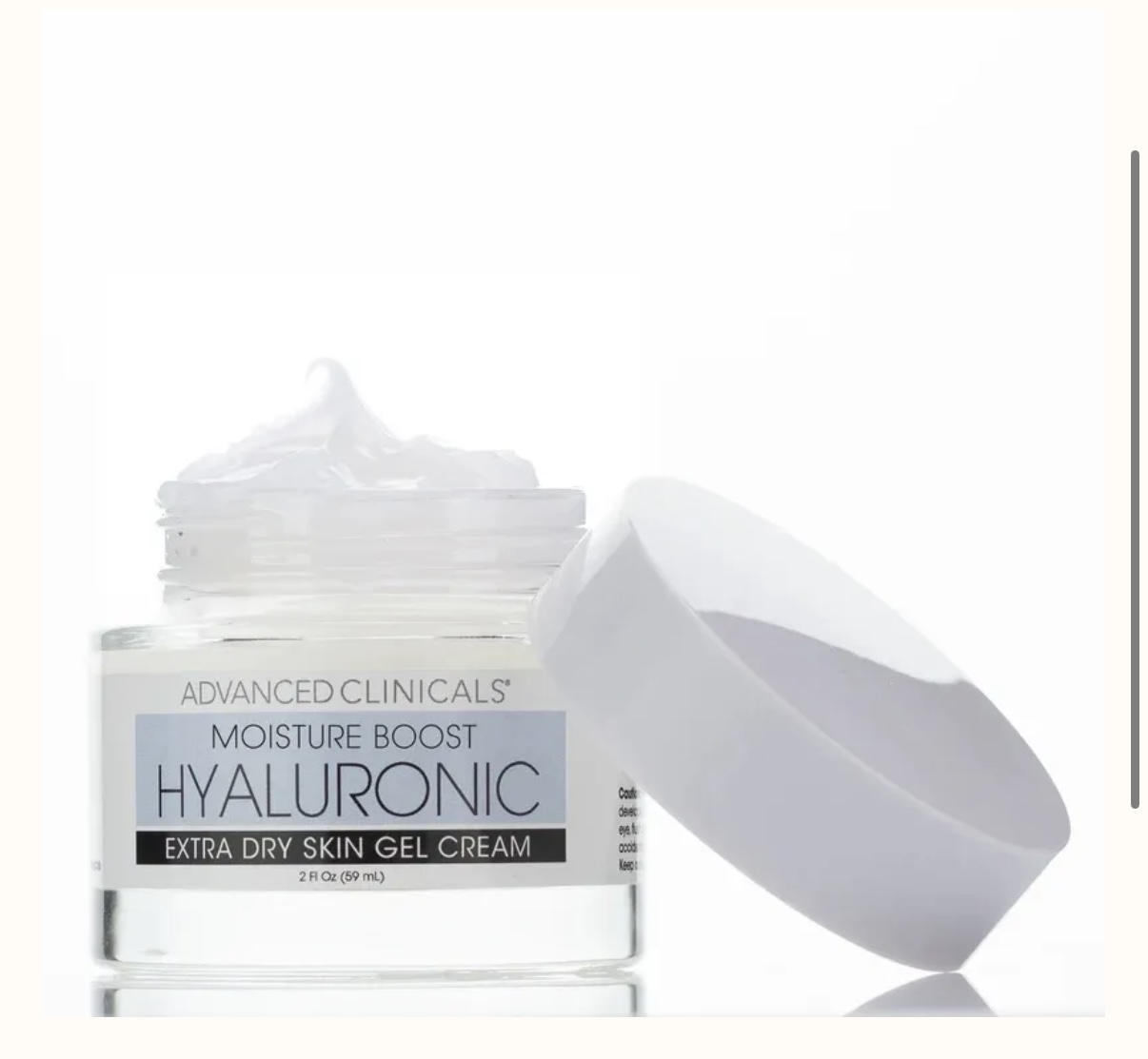 Advanced Clinicals Hyaluronic Acid Face Gel-Cream 59ml