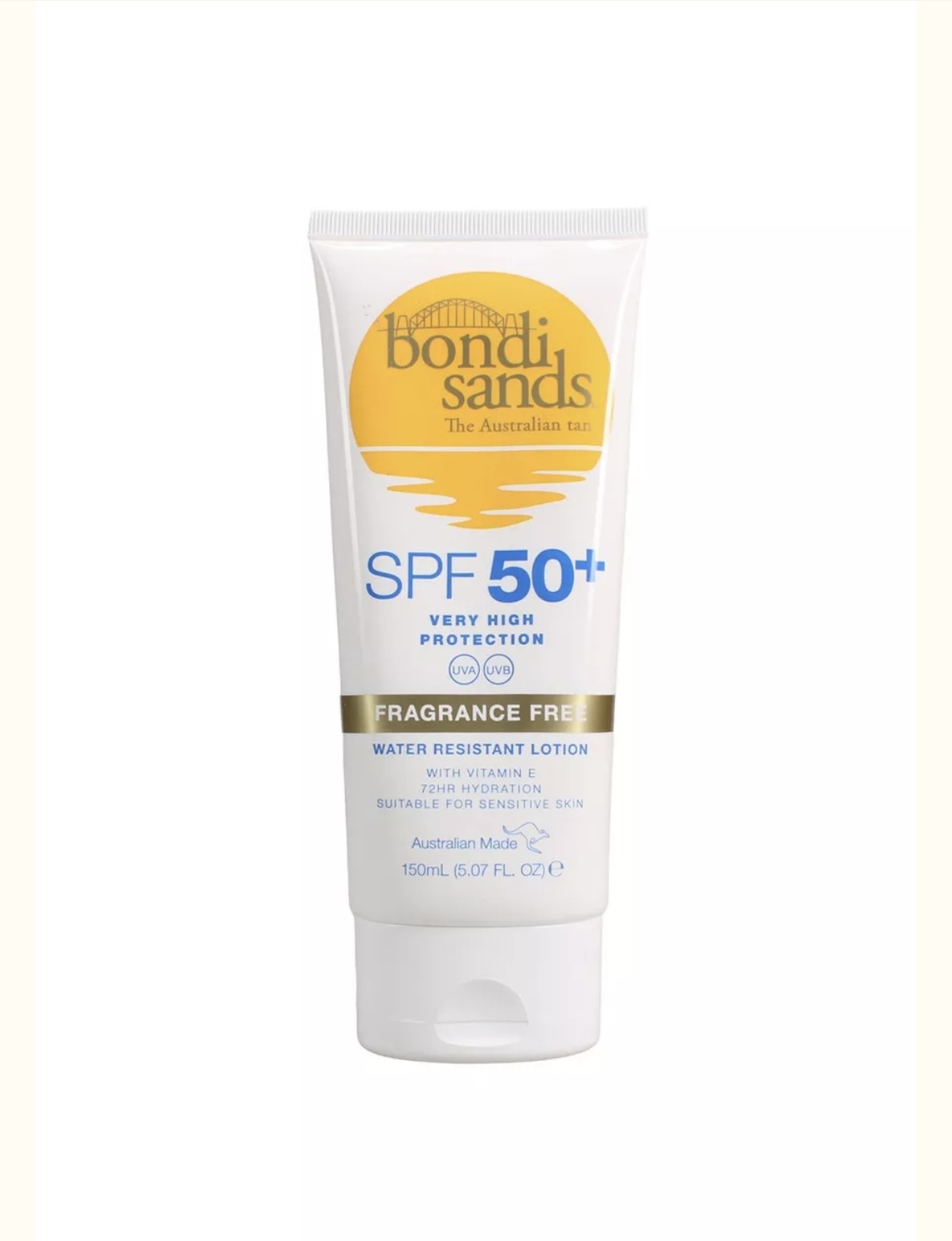 Bondi Sands Fragrance-Free Sunscreen Lotion SPF50+ 150ml