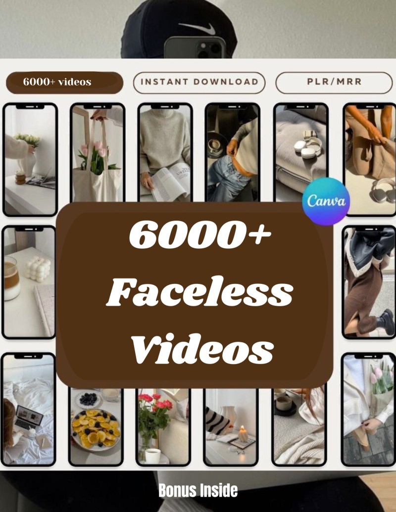 6000+ Aesthetic Videos + 200 Aesthetic Photos + Done For You Hooks & Captions (MRR/PLR)