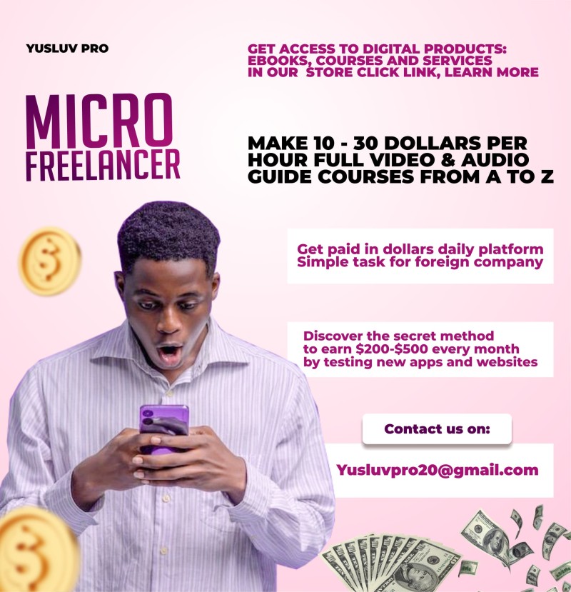 MCRO FREELANCING PASSIVE INCOME FULL COURSE