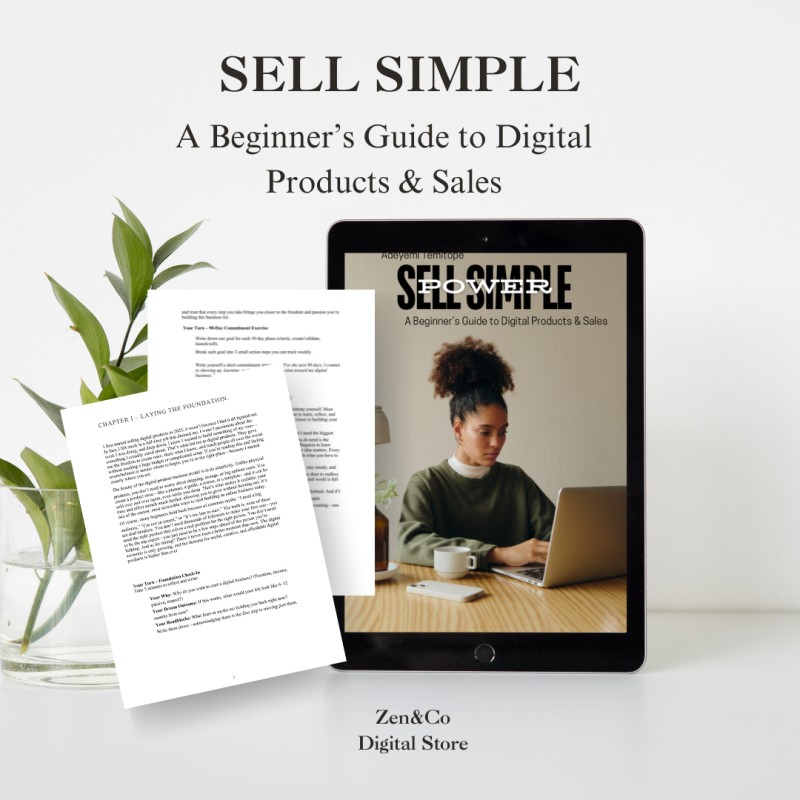 Buy A Beginner's Guide to Digital Products & Sales by Temitope Adeyemi ...