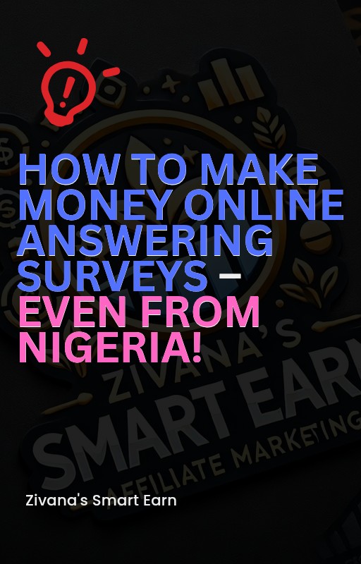 How to make money online answering surveys - Even From Nigeria!