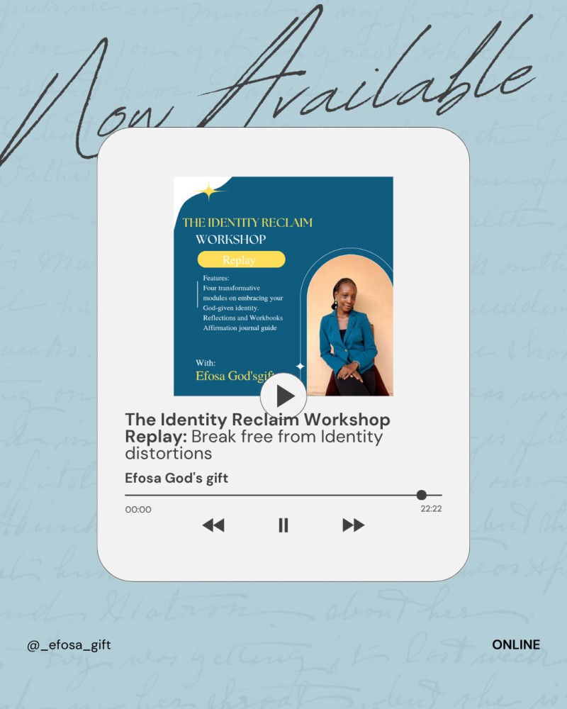 Get Module 2 of the identity Reclaim Workshop Replay by Efosa ...