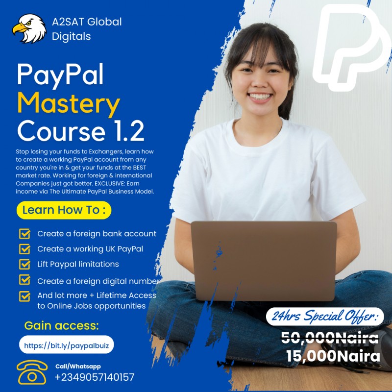 Paypal Mastery + Paypal Business Model Course